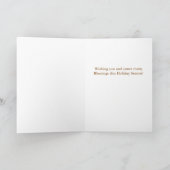 Hübsche Weihnachtskarte Feiertagskarte (Innenseite)