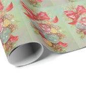 Hübsche Weihnachtsschmuck Geschenkpapier (Rolleneckpunkt)