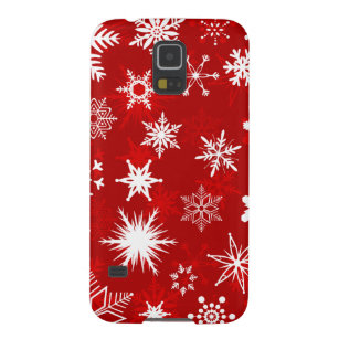 Hübsche Weihnachtsschneeflocken Samsung Galaxy S5 Cover