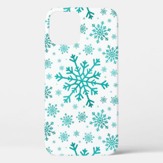 Hübsche Weihnachtsschneeflocken im Winterweiß Case-Mate iPhone Hülle