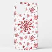 Hübsche Weihnachtsschneeflocken im Winterweiß Case-Mate iPhone Hülle (Rückseite)