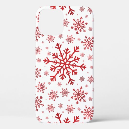 Hübsche Weihnachtsschneeflocken im Winterweiß Case-Mate iPhone Hülle (Rückseite)