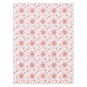 Hübsche Weihnachtsschneeflocken im Winterweiß Tischdecke (Vorderseite)