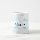 Hübsche Weihnachtsschneeflocken Kaffeetasse (Mittel)