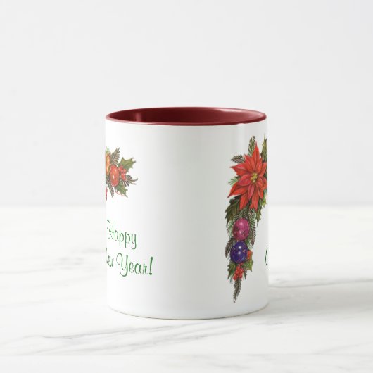 Hübsche Weihnachtswreath-Tasse Tasse (Zentrum)