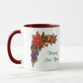 Hübsche Weihnachtswreath-Tasse Tasse (Links)
