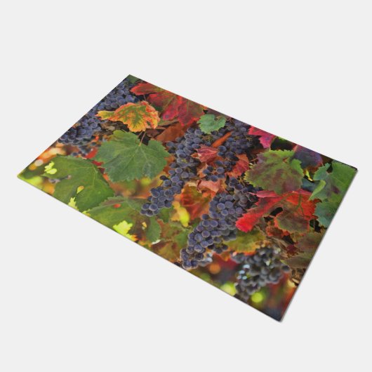 Hübsche Weinbaummatte Fußmatte (Schrägansicht)