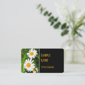 hübsche Weißbläsereien Blume Naturfotografie Visitenkarte (Stehend Vorderseite)