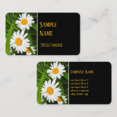 hübsche Weißbläsereien Blume Naturfotografie Visitenkarte (Vorne/Hinten)