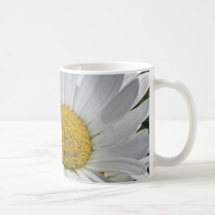 Hübsche Weißblüten Kaffeetasse