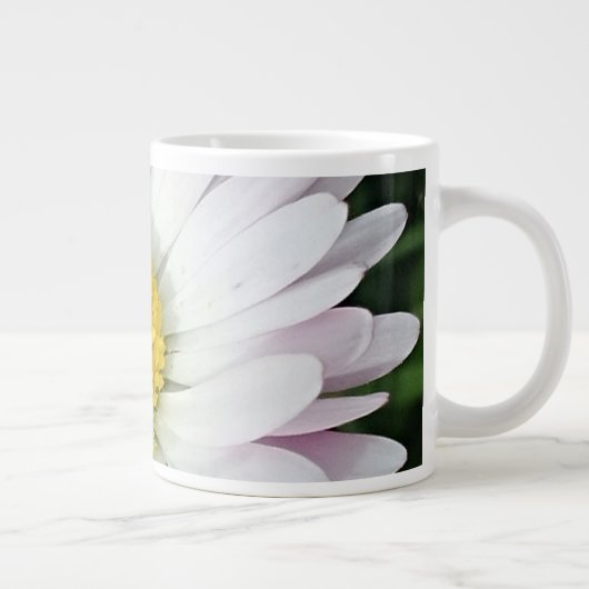 Hübsche Weißdecke Jumbo-Tasse (Rechts)