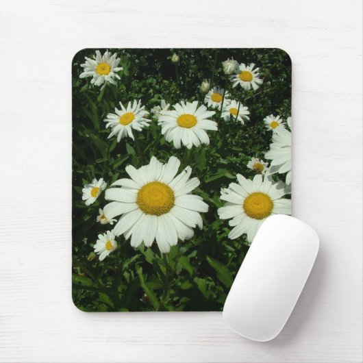 hübsche weiße Blume. Mousepad (Mit Mouse)