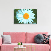 hübsche weiße Blume sehen. Leinwanddruck (Insitu (Wohnzimmer))