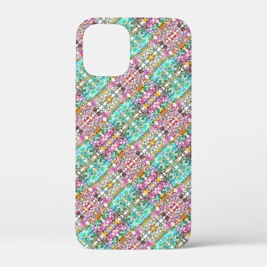 Hübsche weiße bunte Blumen Case-Mate iPhone-Hülle iPhone Hülle (Rückseite)