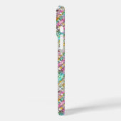 Hübsche weiße bunte Blumen Case-Mate iPhone-Hülle iPhone Hülle (Rückseite / Links)