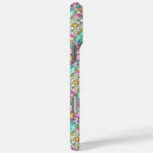Hübsche weiße bunte Blumen Case-Mate iPhone-Hülle iPhone Hülle (Rückseite / Rechts)