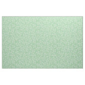 Hübsche, weiße Kleeblätter auf blassgrün Stoff (Fat Quarter (45,7 x 55,9 cm))