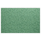 Hübsche, weiße Kleeblätter auf dunkelgrün Stoff (Fat Quarter (45,7 x 55,9 cm))