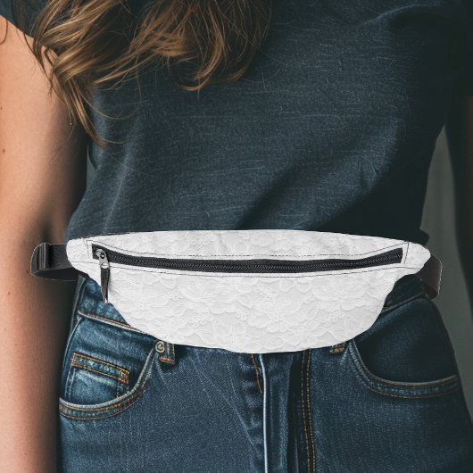 Hübsche weiße Spitzen zart Bauchtasche