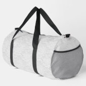 Hübsche weiße Spitzen zart Duffle Bag (Rechte Ecke)
