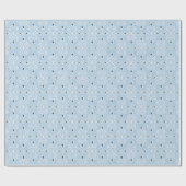 Hübsche weiße Weihnachtsklemme Geschenkpapier (Flach)