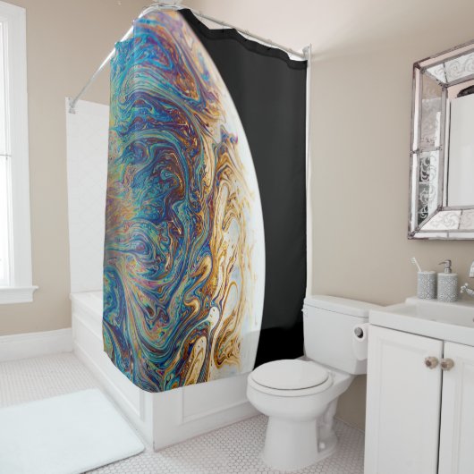 Hübsche Welt Duschvorhang (Beispiel)