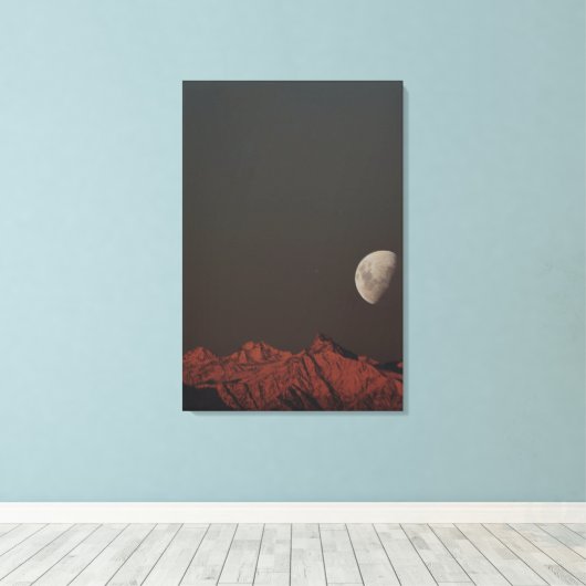 Hübsche Welt Leinwanddruck (Insitu (Holzboden))