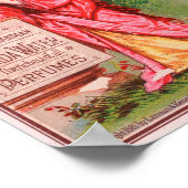 Hübsche Werbung für Florida Water Poster (Ecke)