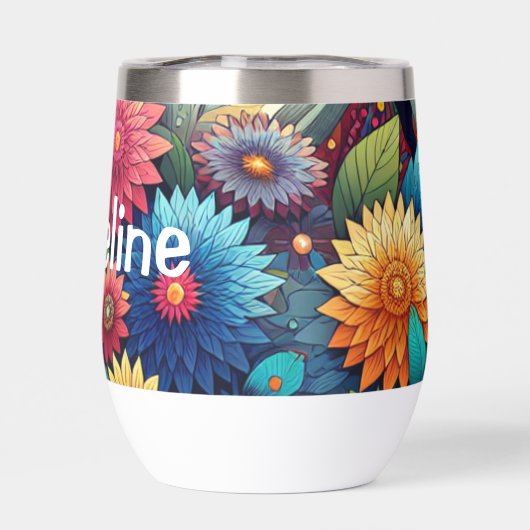 Hübsche Whimsikfarbene Blume (Rückseite)