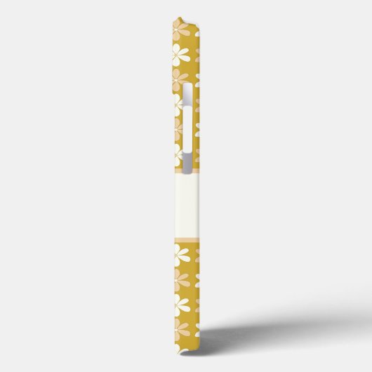 HÜBSCHE WIEDERHOLUNG KLEINER BLUME PATTERN CREAM G Case-Mate iPhone HÜLLE (Rückseite / Links)