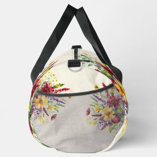 Hübsche Wildblume Elegante Blume der Blumen Duffle Bag (Rechts)
