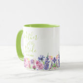 Hübsche Wildblume Garden Mutter der Braut Tasse (Vorderseite Links)