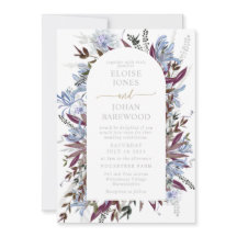 Hübsche Wildblume lila blau