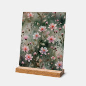 Hübsche Wildblumen Acrylschild (Winkel)