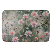 Hübsche Wildblumen Badematte (Vorderseite)