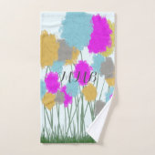 Hübsche Wildblumen Badhandtuch Set (Handtuch)