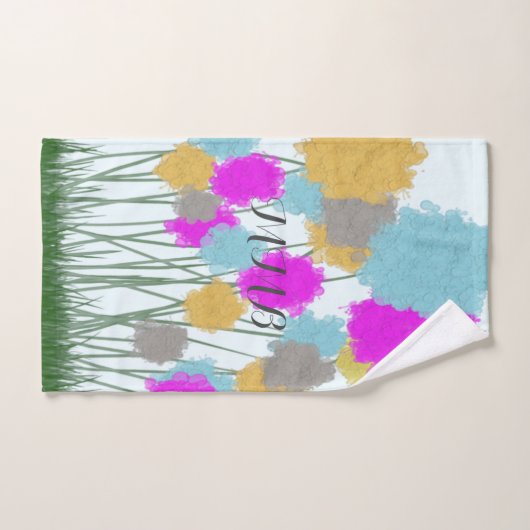 Hübsche Wildblumen Badhandtuch Set (Handtuch)