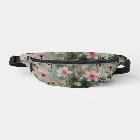 Hübsche Wildblumen Bauchtasche (Vorderseite)