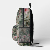 Hübsche Wildblumen Bedruckter Rucksack (Rechts)