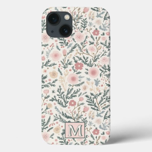 Hübsche Wildblumen Blumenkoffer Case-Mate iPhone Hülle (Rückseite)
