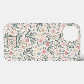 Hübsche Wildblumen Blumenkoffer Case-Mate iPhone Hülle (Rückseite (Horizontal))