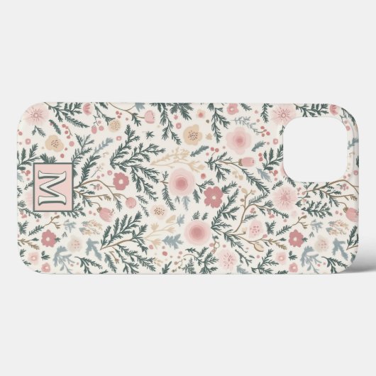 Hübsche Wildblumen Blumenkoffer Case-Mate iPhone Hülle (Rückseite (Horizontal))