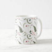 Hübsche Wildblumen Botanisches Muster Kaffeetasse (VorderseiteRechts)