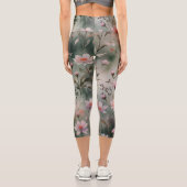 Hübsche Wildblumen Capri Leggings (Rückseite)
