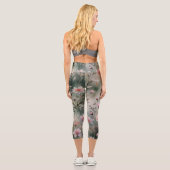 Hübsche Wildblumen Capri Leggings (Rückseite)