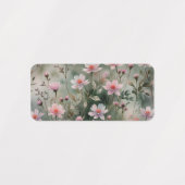 Hübsche Wildblumen Etiketten (Design 1)