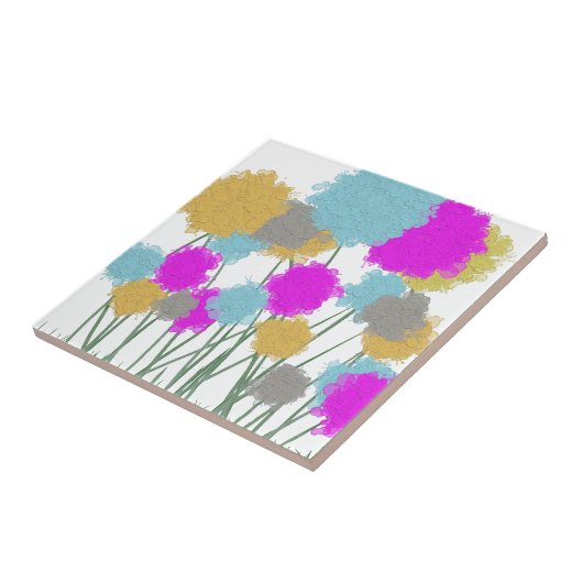 Hübsche Wildblumen Fliese (Seite)