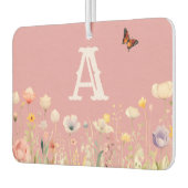 Hübsche Wildblumen für Aquarellfarben und Monogram Autolufterfrischer (Links)