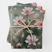 Hübsche Wildblumen Geschenkpapier Set (Beispiel)