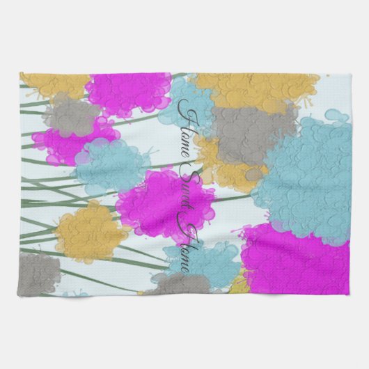 Hübsche Wildblumen Geschirrtuch (Horizontal)